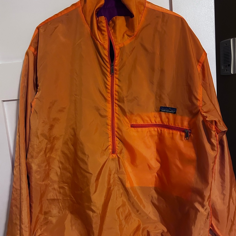 Patagonia Purple and Orange Windbreaker Jacket